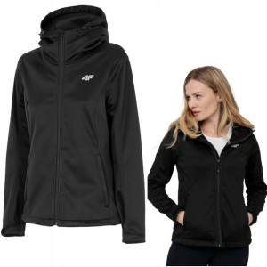 Kurtka Damska 4f Softshell Wiosenna Z Kapturem Xl