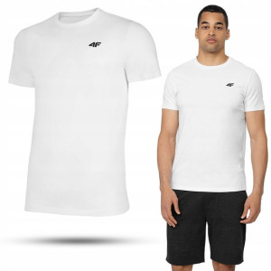 Koszulka Męska 4f T-shirt Bawełniana Sportowa L