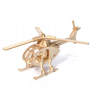 Drewniane Puzzle 3d Little Story Model Helikopter