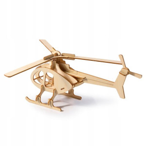 Drewniane Puzzle 3d Little Story Model Helikopter