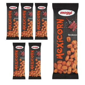 6x Mogyi Mexicorn Prażona Kukurydza Barbecue 70g