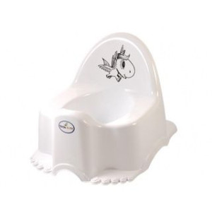 Nocnik grający  z jednorożcem  biały  TEGA BABY- max 15 kg   0193