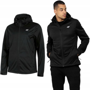 Kurtka Męska 4f Wiosenna Softshell Z Kapturem Xxxl