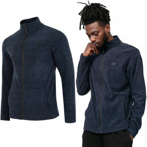 Polar Męski 4f Bluza Polarowa Kurtka Ciepły Xxxl
