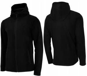 Polar Męski 4f Bluza Polarowa Kurtka Kapturem S