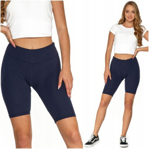 Legginsy Damskie Krótkie Spodenki Kolarki S/m
