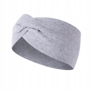 Opaska Damska Turban Przeplatana Prążek Na Głowę