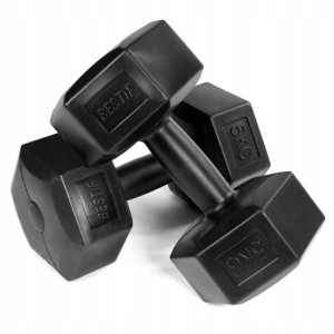 HANTLE hantelki CIĘŻARKI ZESTAW HANTLI 2x5kg 10kg