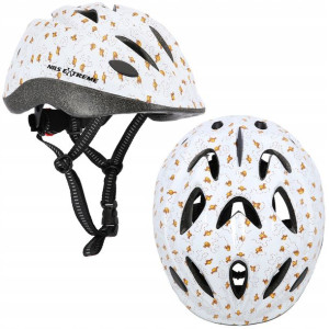 Kask Rowerowy Dziecięcy Regulowany Na Rolki 49-58