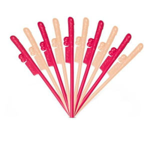 Kolorowe Słomki Do Napojów Peniski - Easy Toys Penis Straws