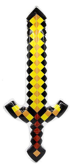 Miecz Dmuchany Minecraft Zółty 60cm
