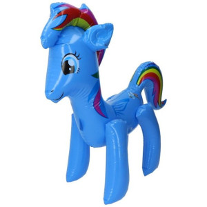 Zabawka Dmuchana Do Wody Kucyki Pony Niebieski 46cm
