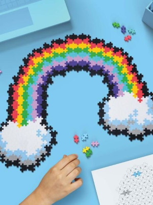 Plus-Plus Puzzle By Number Tęcza 500 Elementów