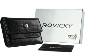 Skórzane etui na klucze z kieszonką na bilon — Rovicky