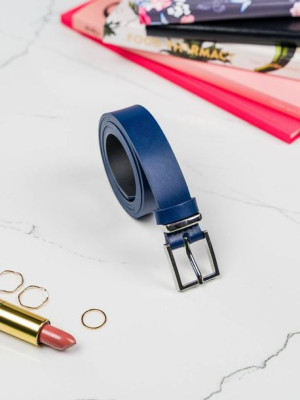 Skórzany pasek damski szerokość 2,5 cm - Rovicky