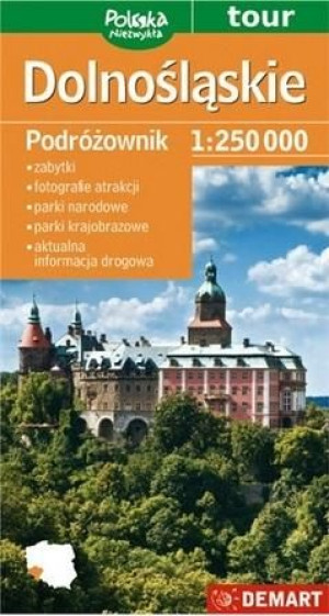 Dolnośląskie Podróżownik Mapa Turyst 1 250 000