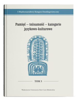 I Międzynarodowy Kongres Etnolingwistycznytom 3 Pa