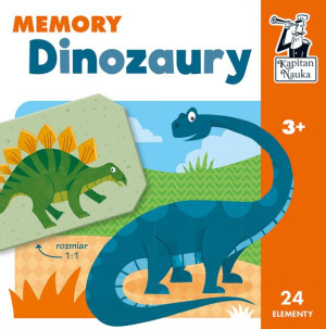 Kapitan Nauka Memory Dinozaury 3 Szt Edgard