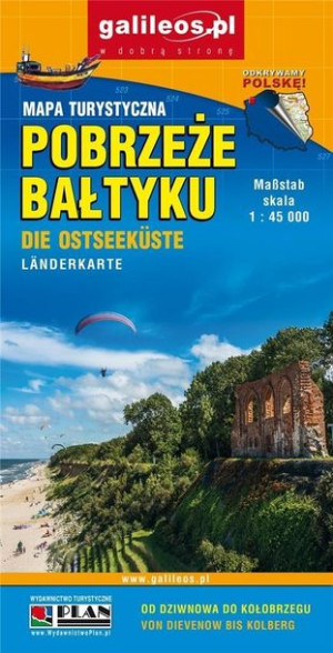 Mapa Turystyczna Pobrzeże Bałtyku 1 45 000 Książka