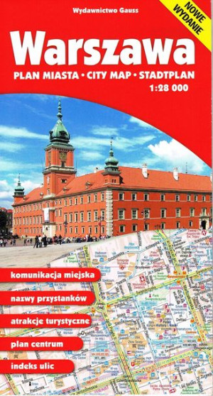 Mapa Warszawa 28t Opracowanie Zbiorowe Książka