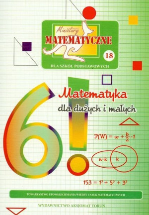 Miniatury Matematyczne Tomik 18 Dla Szkół Książka