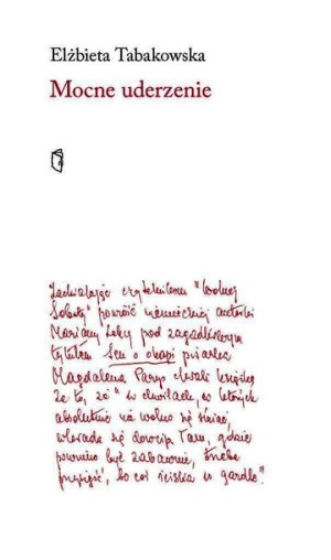 Mocne Uderzenie Elżbieta Tabakowska Książka