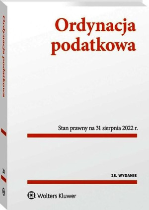 Ordynacja Podatkowa Przepisy Praca Zbiorowa