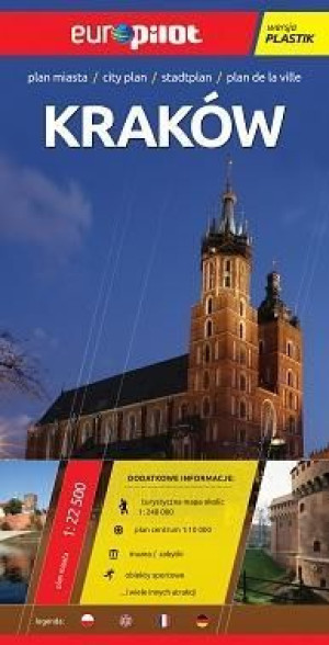 Plan Miasta Europilot Kraków Plastik Książka