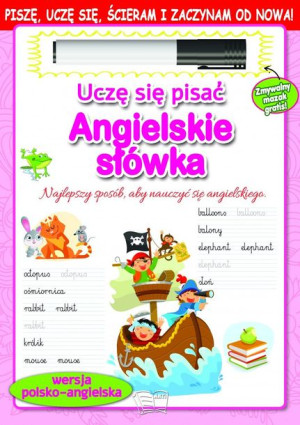 Uczę Się Pisać Angielskie Słówka Książka Arti