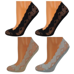 4xskarpetki Damskie Baleriny (abs) Mix Kolorów 39-41 1