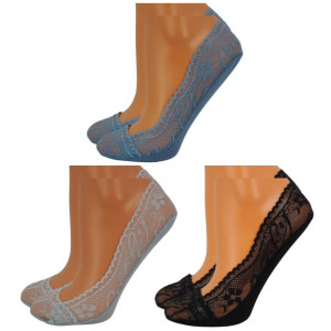 6xskarpetki Damskie Baleriny (abs) Mix Kolorów 35-38 3