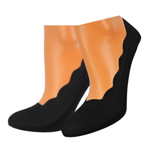5xskarpetki Damskie Baleriny (abs) Czarny 39-41