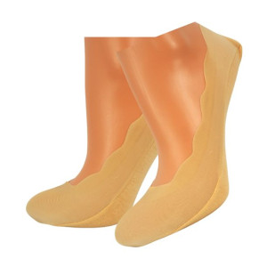 5xskarpetki Damskie Baleriny (abs) Beżowy 39-41