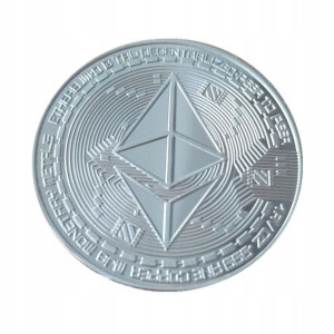 Ethereum Eth Srebrna Moneta Kolekcjonerska