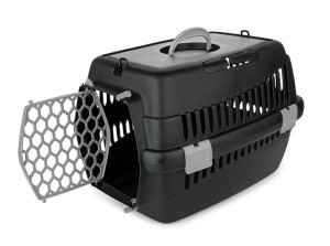 Transporter Teddy S szary 50x33x33cm