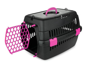Transporter Teddy S fuksja 50x33x33cm