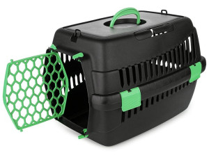 Transporter Teddy M zielony 56x37x37cm