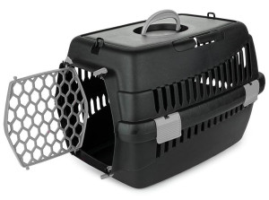 Transporter Teddy M szary 56x37x37cm