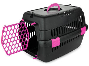 Transporter Teddy M fuksja 56x37x37cm