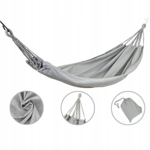 Hamak ogrodowy 2 osobowy 200x150cm + Pokrowiec