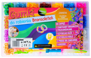 GUMKI do robienia Bransoletek 6800 szt Zestaw XXL