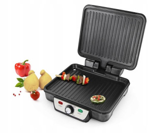 Elektryczny Grill Kontaktowy Regulacja Duży 2000w