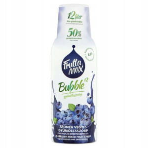Syrop FruttaMax Bubble Borówka 500 ml na 12 titrów