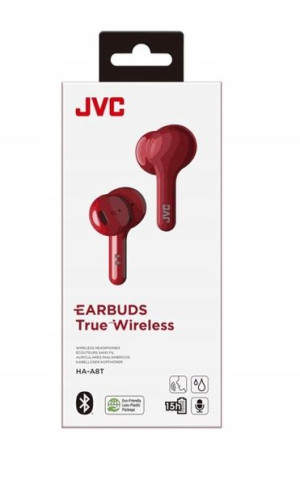 Jvc Ha-a8t Słuchawki Bezprzewodowe Czerwone