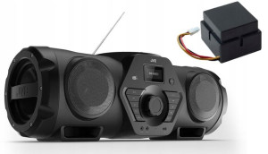 Jvc Rv-nb300dabbp Boombox + Akumulator Bn-r5000