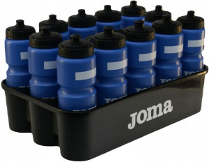 Zestaw 12 Bidonów 750ml + Koszyk Na Bidony Joma
