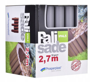 Palisada Ogrodowa Obrzeże Trawnikowe 270cm - Szary