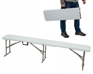 Ławka Składana Cateringowa 180cm Ogrodowa Walizka