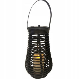 Ogrodowa Lampa Solarna Ratanowa Lampka ogrodowa