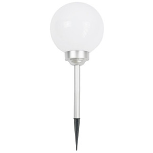 Lampa Solarna Ogrodowa Led Kula Mleczna